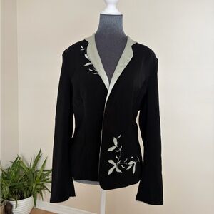 Tradition black and Lime blazer – Size 16